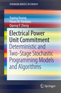 Cover: Electrical Power Unit Commitment - Springer