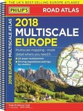 Cover: Philip's 2018 Multiscale Road Atlas Europe - Philip's