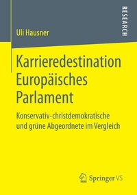 Abbildung von: Karrieredestination Europäisches Parlament - Springer VS