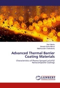 Cover: Advanced Thermal Barrier Coating Materials - LAP Lambert Academic Publishing