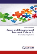 Cover: Group and Organizational Processes, Volume II: - LAP Lambert Academic Publishing