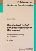 Cover: Haushaltswirtschaft der nieders&auml;chsischen Gemeinden - Deutscher Gemeindeverlag