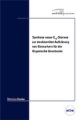 Cover: Synthese neuer C19-Sterane zur strukturellen Aufkl&auml;rung von Biomarkern f&uuml;r die Organische Geochemie - Mensch & Buch