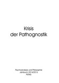 Cover: Krisis der Pathognostik - Peras