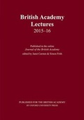 Cover: British Academy Lectures, 2015-16 - Oxford University Press