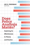 Cover: Does Policy Analysis Matter? - University of California Press