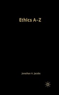Cover: Ethics A-Z - Palgrave Macmillan
