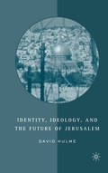 Cover: Identity, Ideology and the Future of Jerusalem - Palgrave Macmillan