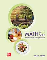 Enlarge image Cover: Loose Leaf for Math in Our World: A Quantitative Literacy Approach - McGraw-Hill Education