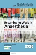 Cover: Returning to Work in Anaesthesia - Cambridge University Press