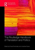 Cover: The Routledge Handbook of Translation and Politics - Routledge