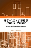 Cover: Aristotle's Critique of Political Economy - Routledge