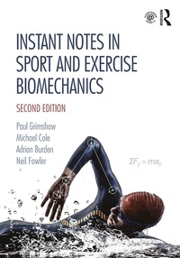 Abbildung von: Instant Notes in Sport and Exercise Biomechanics - Garland Science