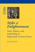 Cover: Styles of Enlightenment - Johns Hopkins University Press