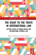 Cover: The Right to The Truth in International Law - Routledge