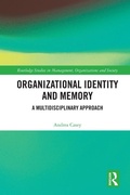 Cover: Organizational Identity and Memory - Routledge