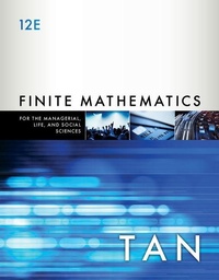 Abbildung von: Finite Mathematics for the Managerial, Life, and Social Sciences - Brooks/Cole