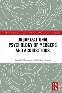 Abbildung von: Organizational Psychology of Mergers and Acquisitions - Routledge