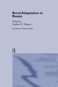 Abbildung von: Rural Adaptation in Russia - Routledge
