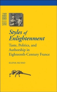 Enlarge image Cover: Styles of Enlightenment - Johns Hopkins University Press