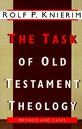 Cover: The Task of Old Testament Theology - William B Eerdmans Publishing Co