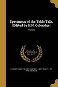 Cover: Specimens of the Table Talk. [Edited by H.N. Coleridge]; Volume 2 - Wentworth Press