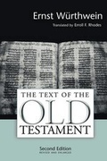 Cover: The Text of the Old Testament - William B Eerdmans Publishing Co
