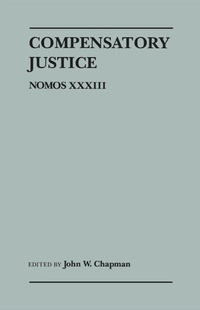 Enlarge image Cover: Compensatory Justice - New York University Press