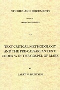 Cover: Text-critical Methodology and the Pre-Caesarean Text - William B Eerdmans Publishing Co