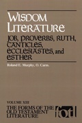 Cover: Wisdom Literature: Vol. 13 - William B Eerdmans Publishing Co