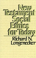 Cover: New Testament Social Ethics for Today - William B Eerdmans Publishing Co