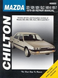 Abbildung von: Mazda 323/626/929/Glc/MX-6/RX-7 (78 - 89) (Chilton) - Haynes Manuals Inc