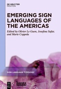 Cover: Emerging Sign Languages of the Americas - De Gruyter Mouton