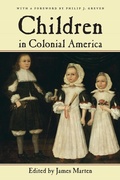 Cover: Children in Colonial America - New York University Press