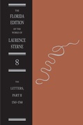Cover: The Letters of Laurence Sterne Pt. 2; 1765-1768 - University Press of Florida
