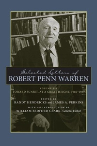 Enlarge image Cover: Selected Letters of Robert Penn Warren - Louisiana State University Press