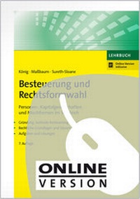 Abbildung von: Besteuerung und Rechtsformwahl - NWB
