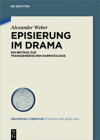Abbildung von: Episierung im Drama - De Gruyter