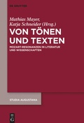 Cover: Von T&ouml;nen und Texten - De Gruyter