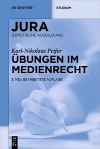 Abbildung von: Übungen im Medienrecht - De Gruyter