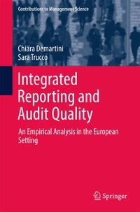 Enlarge image Cover: Integrated Reporting and Audit Quality - Springer