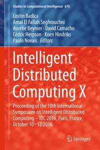Abbildung von: Intelligent Distributed Computing X - Springer