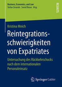 Abbildung von: Reintegrationsschwierigkeiten von Expatriates - Springer Gabler