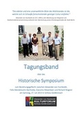 Cover: Tagungsband &uuml;ber das Historische Symposium - epubli