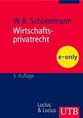 Cover: Wirtschaftsprivatrecht - UTB