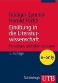 Cover: Ein&uuml;bung in die Literaturwissenschaft - UTB
