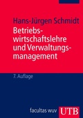 Cover: Betriebswirtschaftslehre und Verwaltungsmanagement - UTB