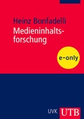 Cover: Medieninhaltsforschung - UTB