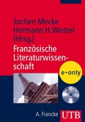 Cover: Franz&ouml;sische Literaturwissenschaft - UTB
