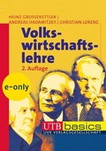 Cover: Volkswirtschaftslehre - UTB